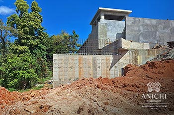 April 2024 Construction Update of Anichi Resort & Spa: Entrance Building