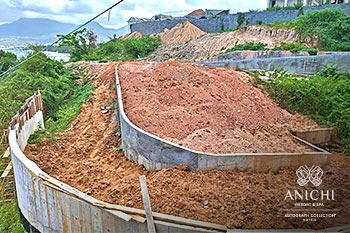 May 2024 Construction Update of Anichi Resort & Spa: Retaining Wall