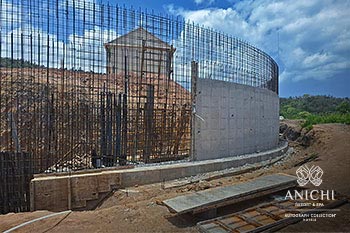 May 2024 Construction Update of Anichi Resort & Spa: Retaining Wall