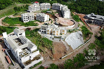 June 2024 Construction Update of Anichi Resort & Spa: Aerial View of the Construction Site