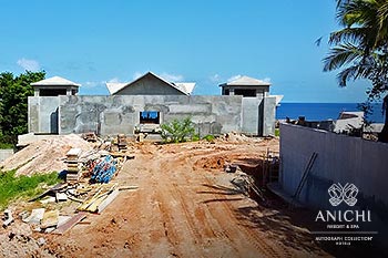 July 2024 Construction Update of Anichi Resort & Spa: Entrance Building