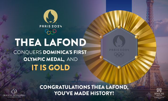 Thea Lafond conquers Dominica's first Olympic medal, and it is gold