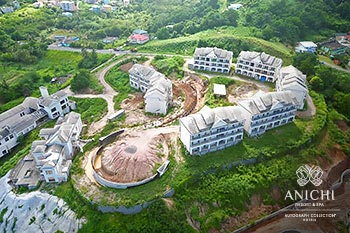 August 2024 Construction Update of Anichi Resort & Spa: Aerial View of the Construction Site