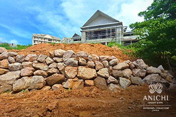 August 2024 Construction Update of Anichi Resort & Spa: Entrance Building