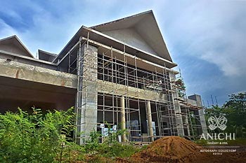 August 2024 Construction Update of Anichi Resort & Spa: Entrance Building