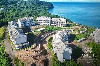 Ход строительства курорта Anichi Resort & Spa. Декабрь 2024