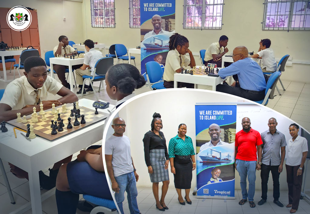 Young chess players from Dominica