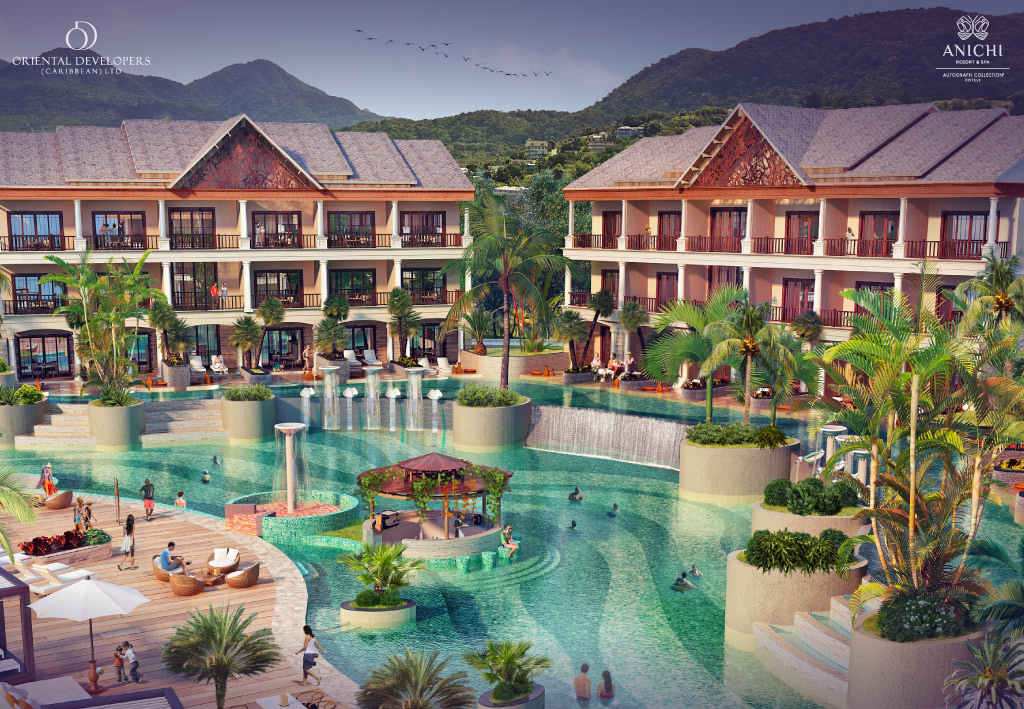 Junior Suite – Resort Rendering of Anichi Resort & Spa.