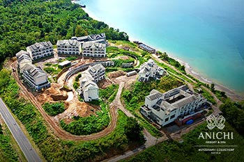 Ход строительства Anichi Resort & Spa за февраль 2025 года